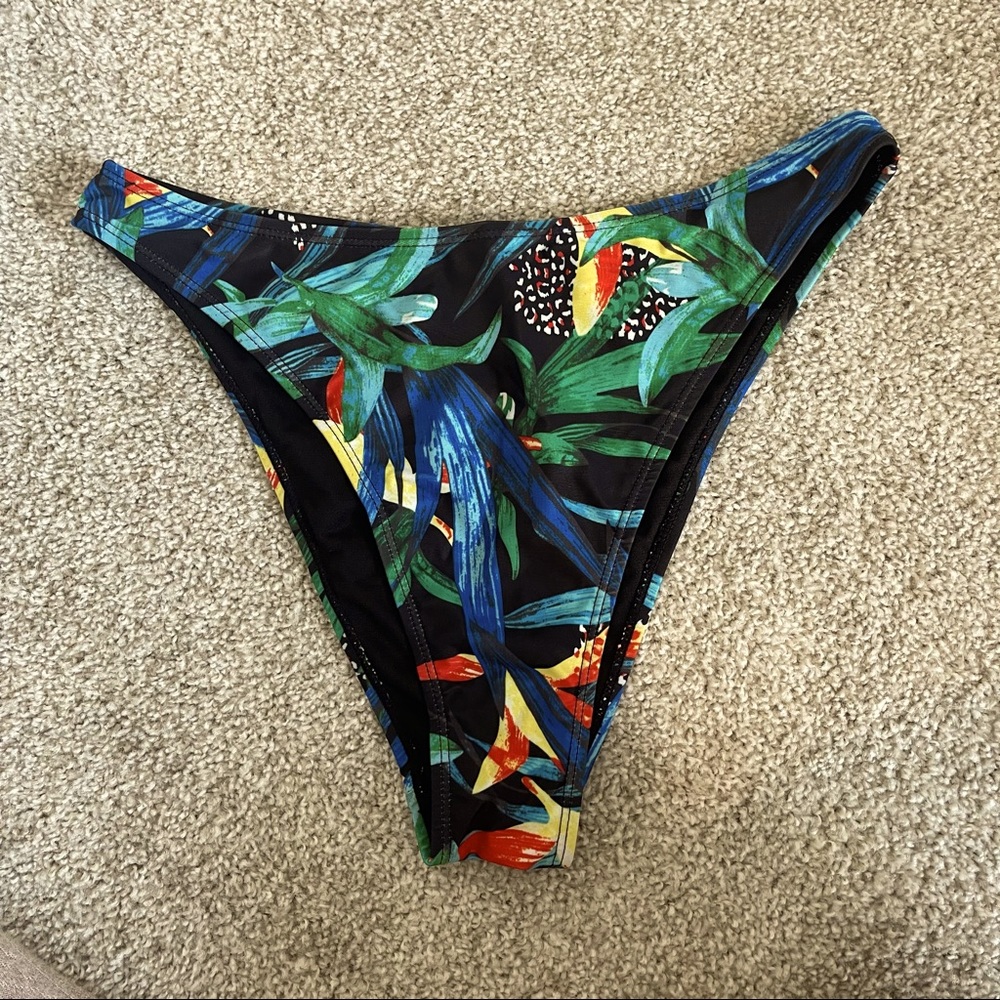 Nasty Gal Tropical Bikini Bottom